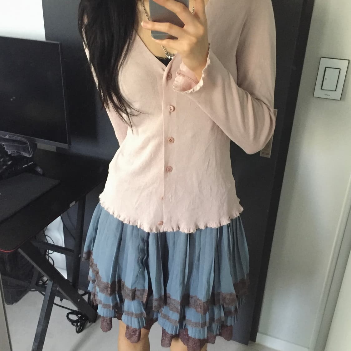 axes femme 로걀 히메갸루 레이스 프릴 스커트  상품이미지2