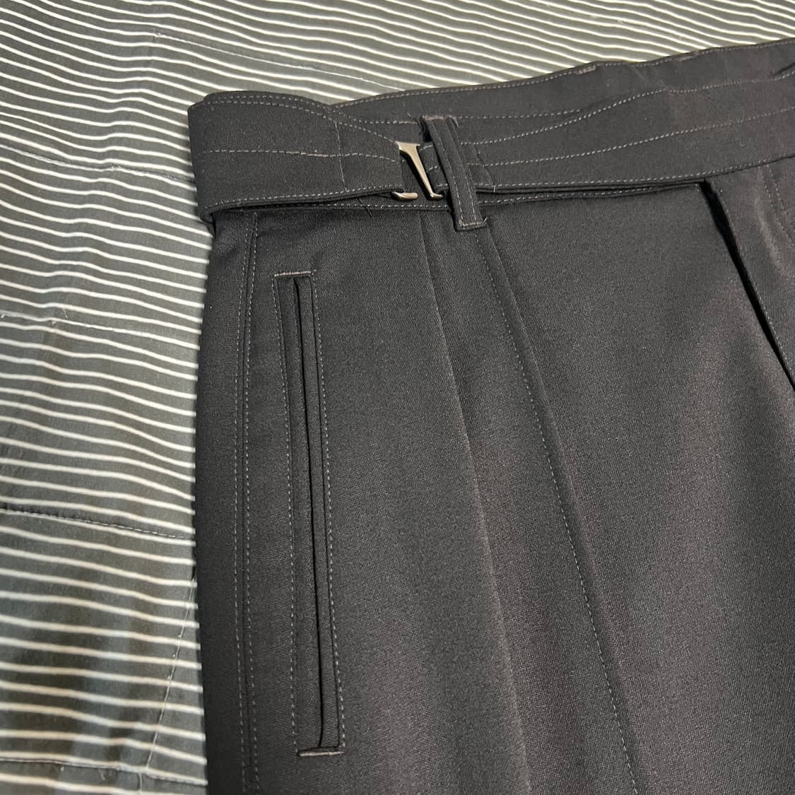 인사일런스 구르카 울 팬츠 블랙 L 상품이미지3