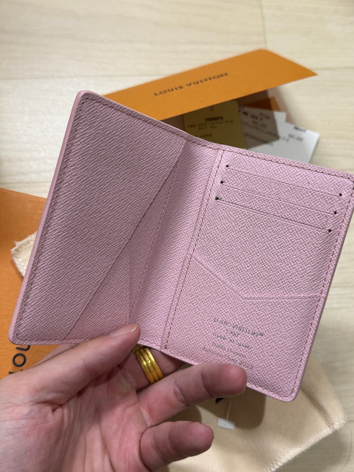 루이비통 포켓 오거나이저 핑크 상품이미지3