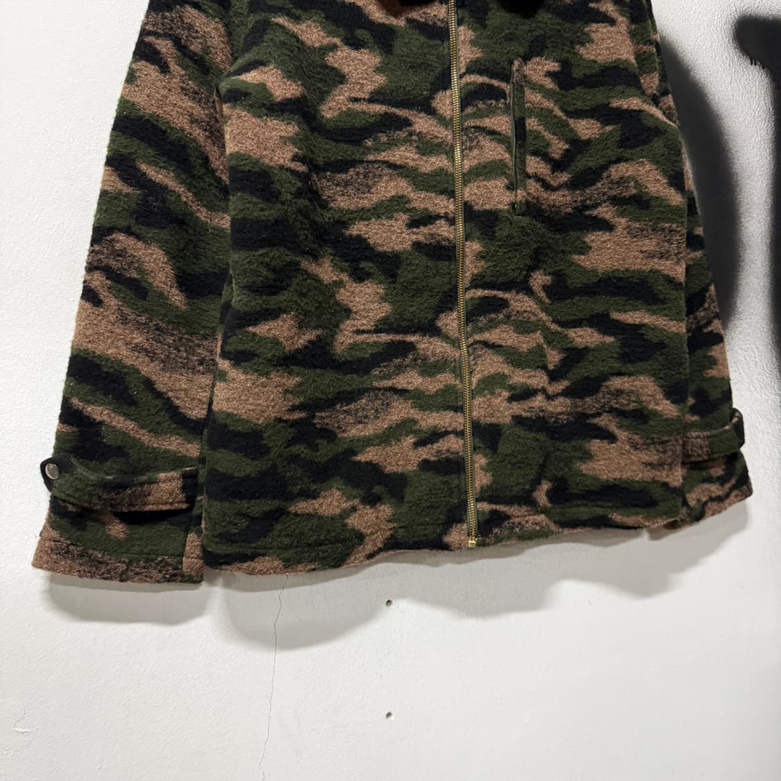 어반리서치 울 모헤어 밀리터리 카모 패턴 카라 자켓 상품이미지4