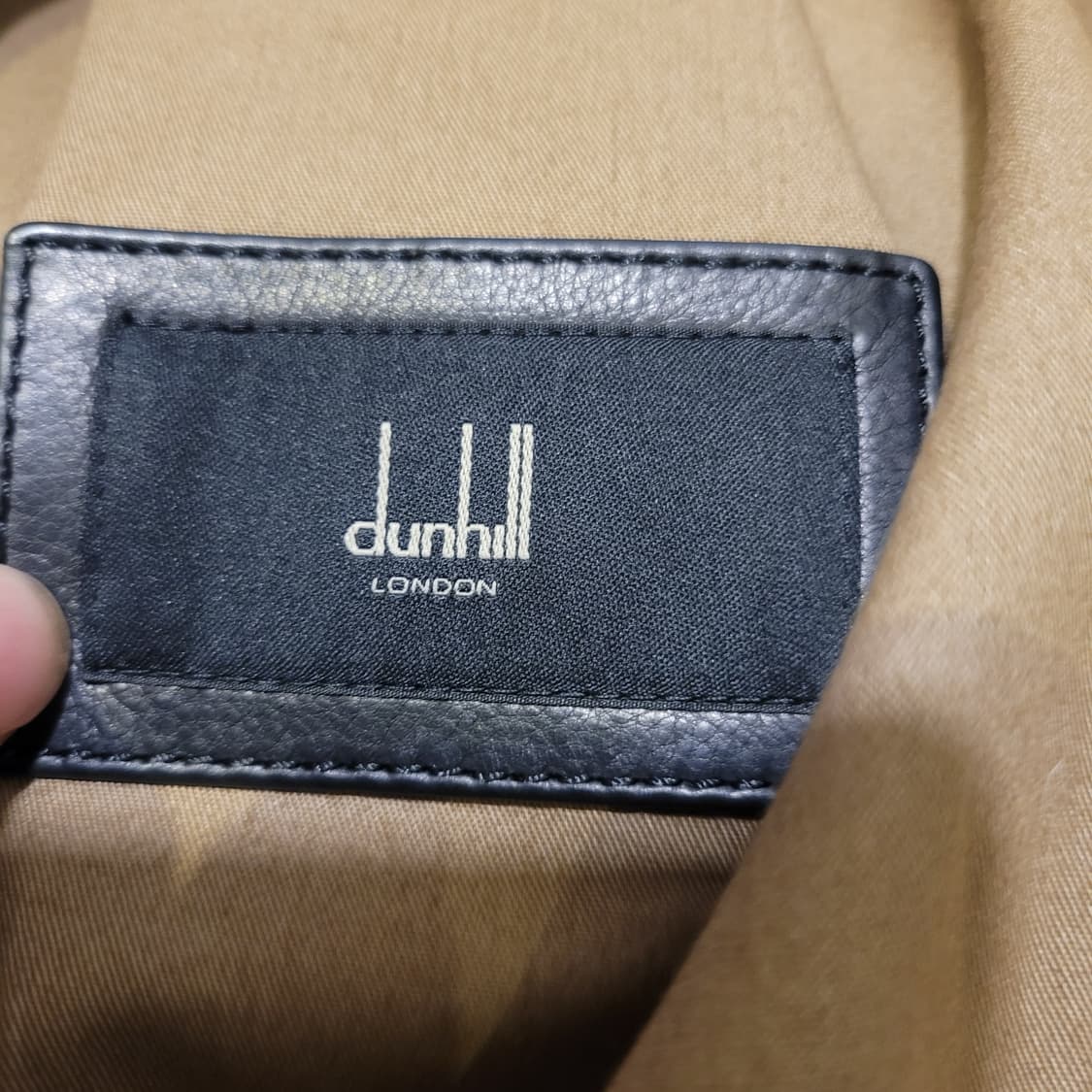 던힐 송아지가죽 라이더 자켓 100 상품이미지8