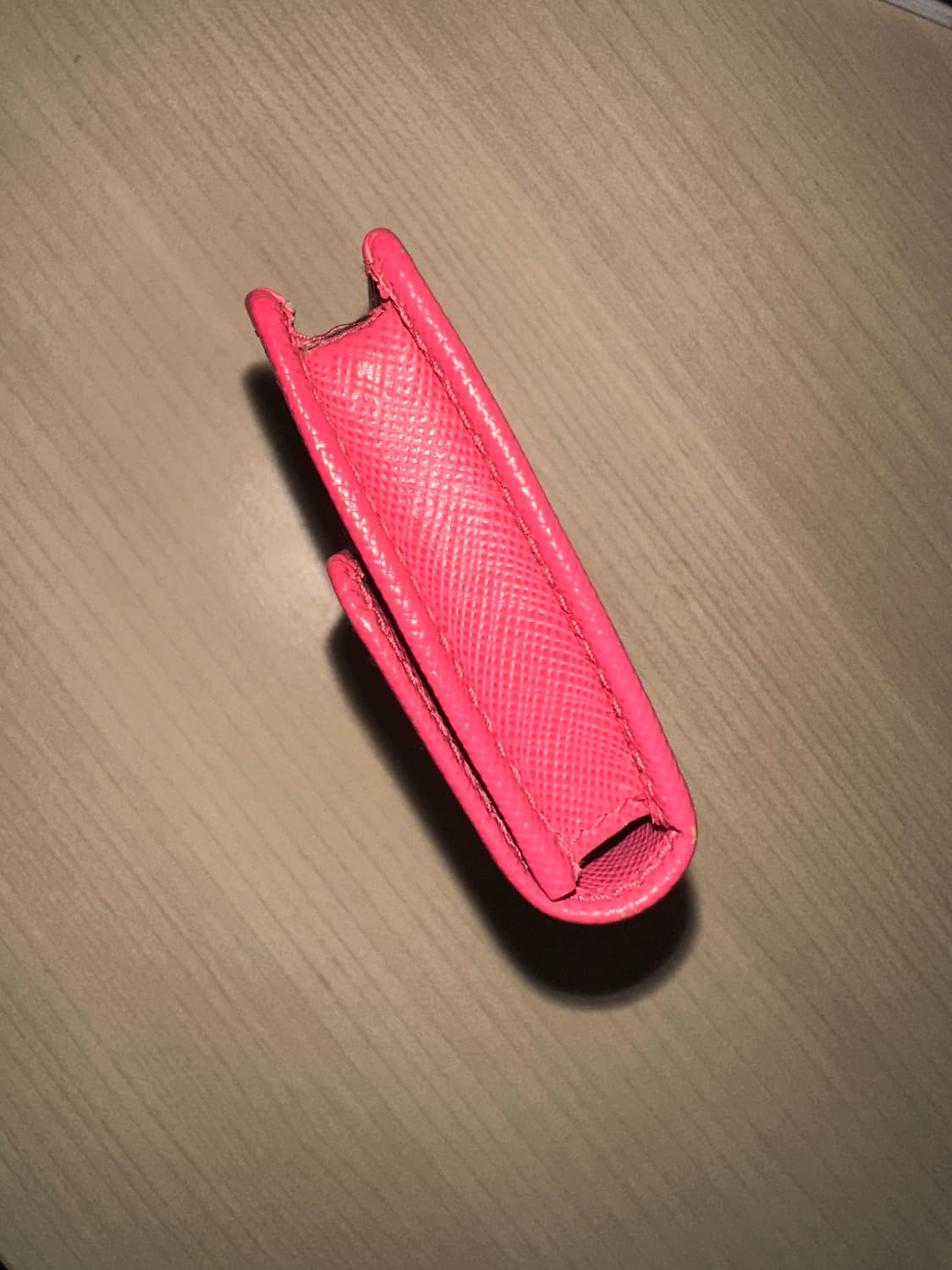 프라다 Prada 사피아노 카드지갑 피오니아 핑크 (풀구성) 상품이미지5