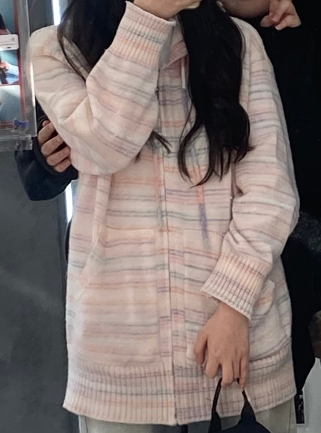 에이블리 더로버 솜사탕 파스텔 니트 후드집업 후드가디건 상품이미지8