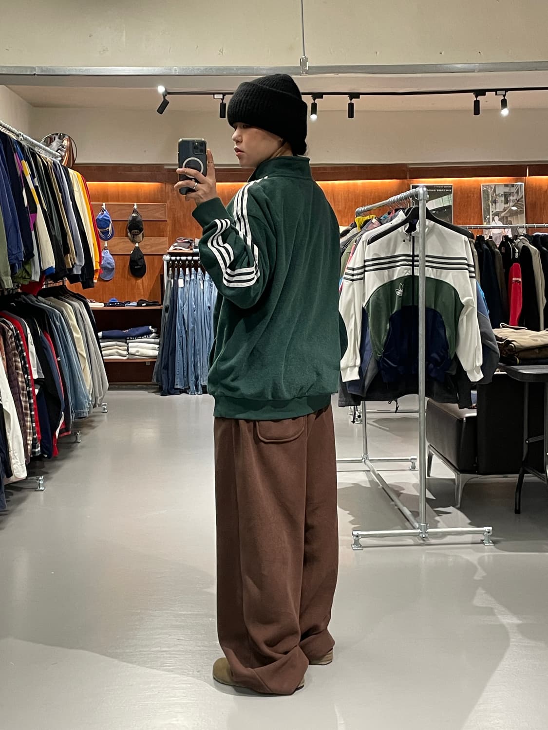 아디다스 타월 플리스 집업   상품이미지5