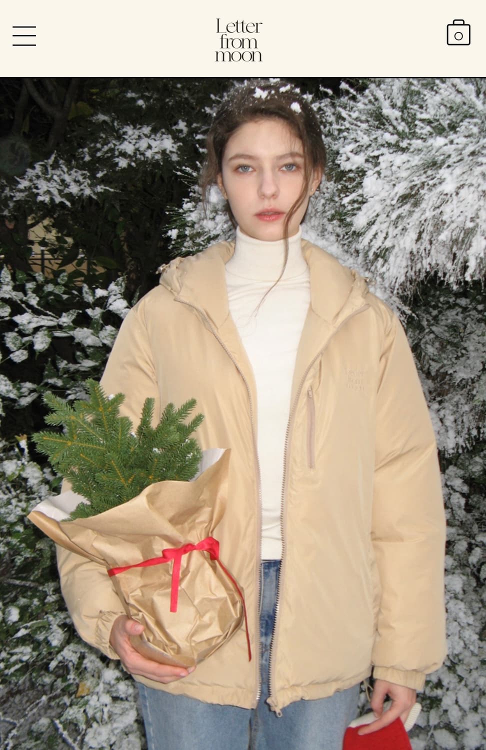 레터프롬문 푸퍼 패딩 - 새제품 상품이미지7