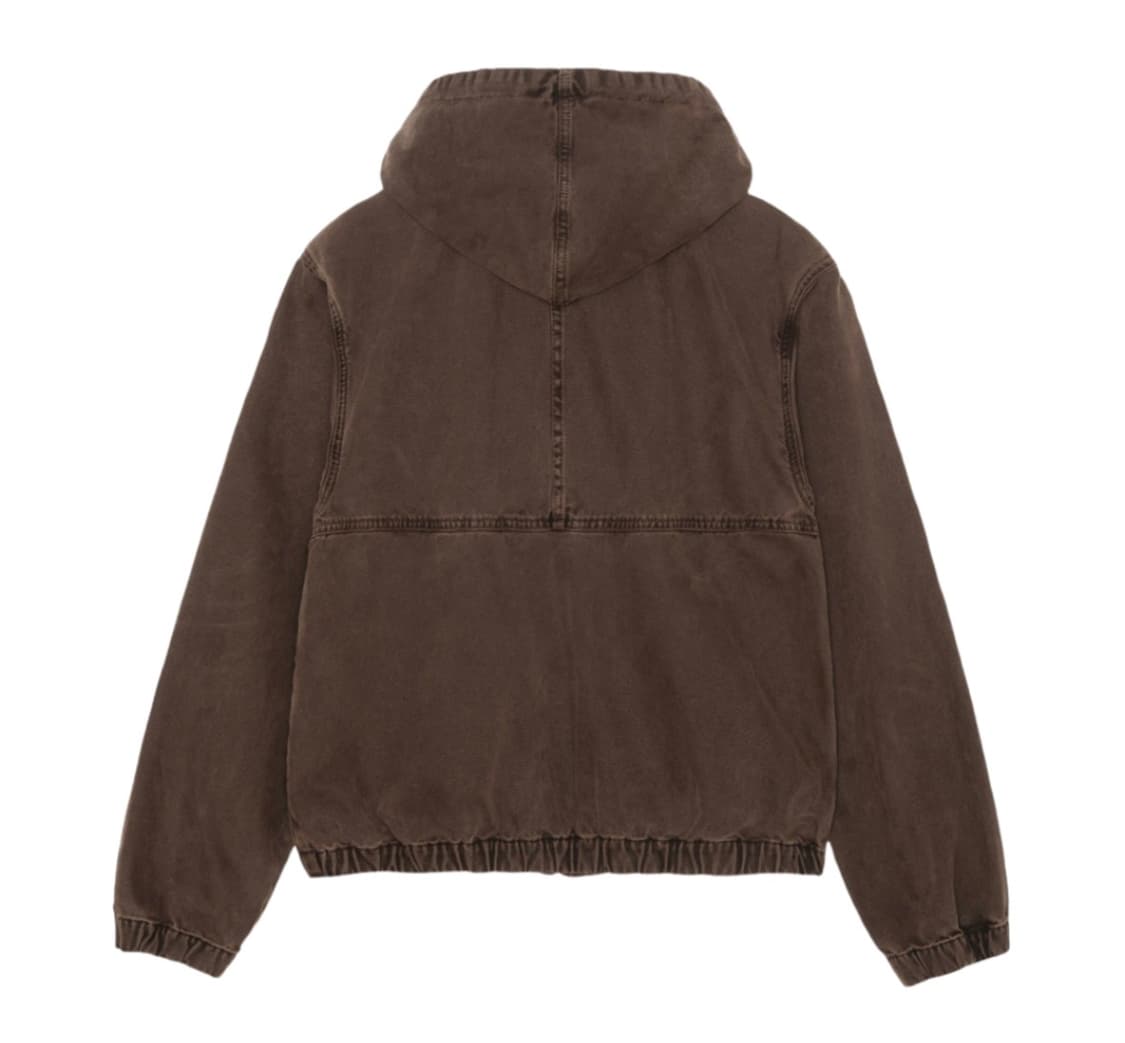 스투시 언라인드 캔버스 워크 자켓 브라운 상품이미지2