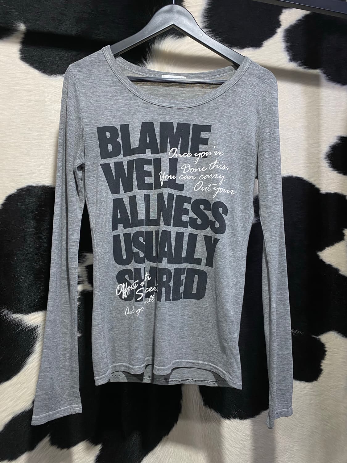 Relache y2k 레터링 롱슬리브 상품이미지3