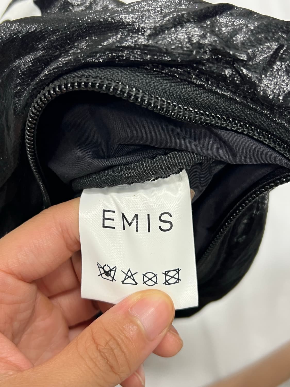 (OS) 이미스 셔링 호보백 블랙 상품이미지3