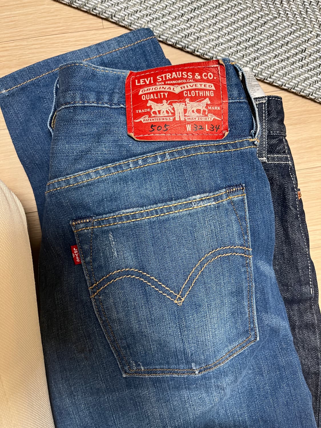 리바이스 505 w32 L34 상품이미지2