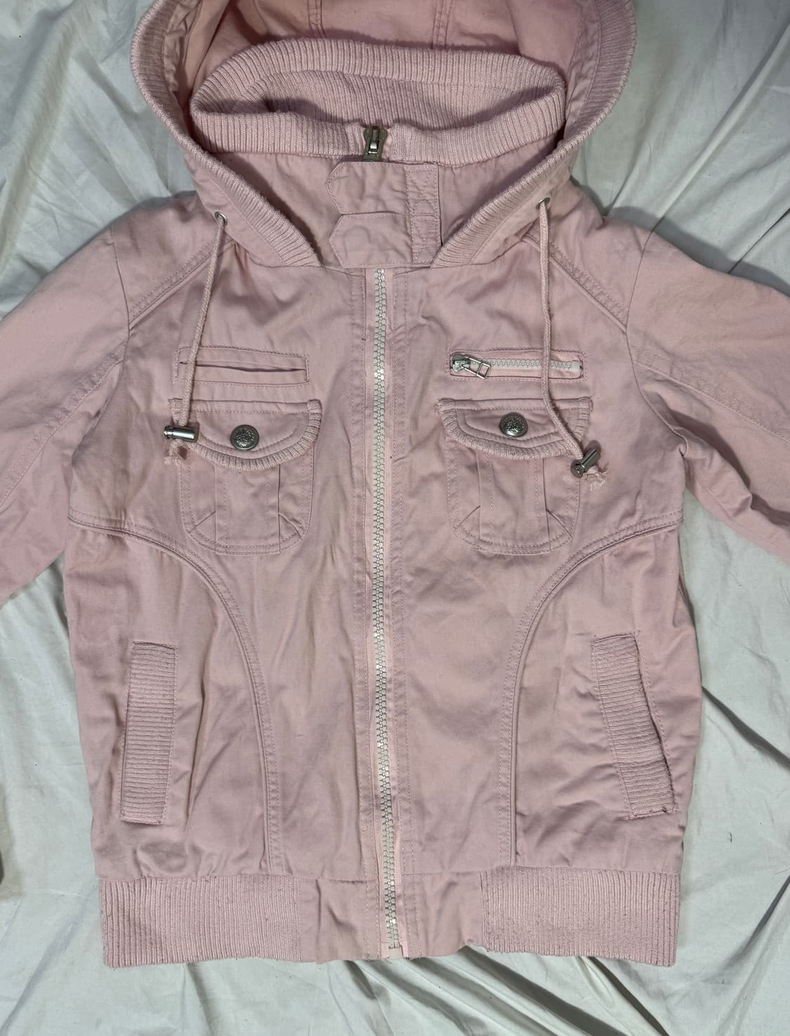 빈티지 멀티포켓 후드 자켓 y2k lgb goa 밀리터리 상품이미지5