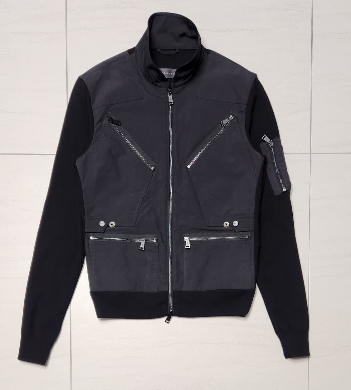 폴로 블랙라벨 나일론 니트집업 M 상품이미지1