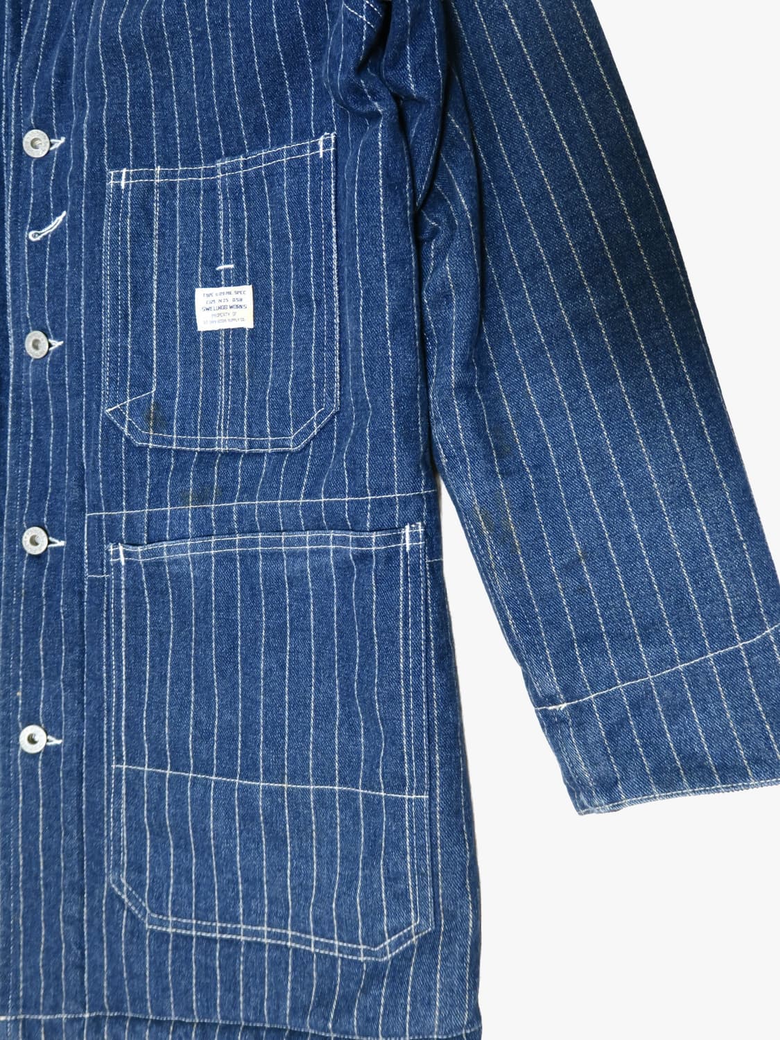 Swellmob 일본브랜드 데님 빈티지 자켓 S 상품이미지5