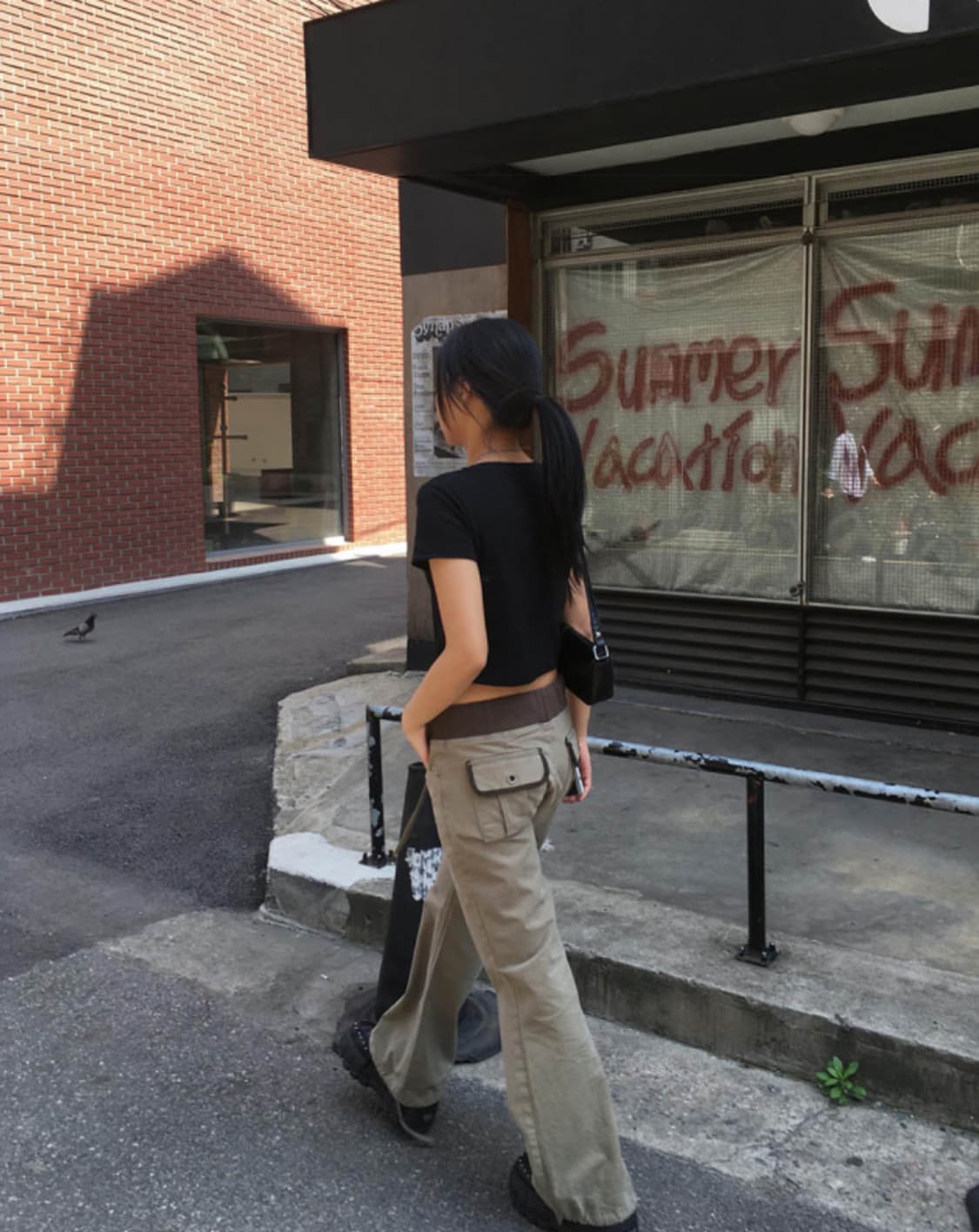 ootj 로우라이즈 부츠컷 Khaki low boots cut pants 상품이미지3