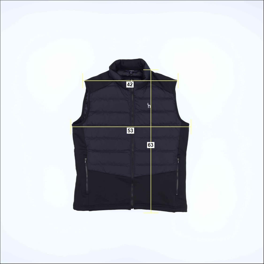 [95] 헤지스 골프 남성 덕다운 패딩 조끼 자켓 N6974 상품이미지6
