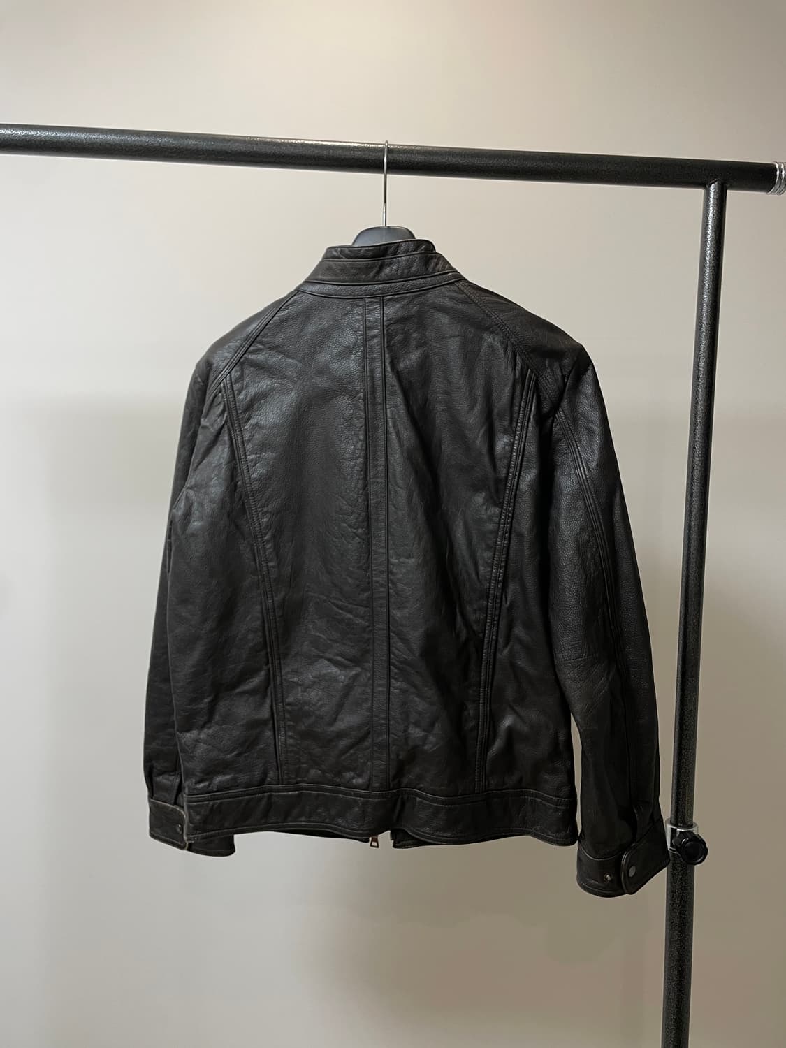 (L) 딥브라운 양가죽 가죽자켓 상품이미지4