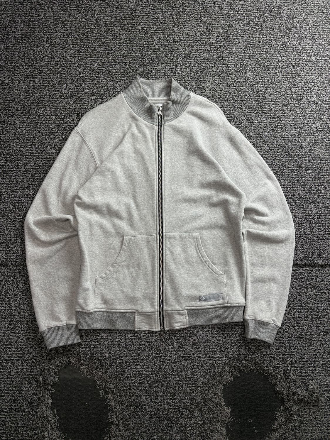 프리즘웍스 해비웨이팅 밴딩 디테일 스웻 집업 자켓 4221 상품이미지2