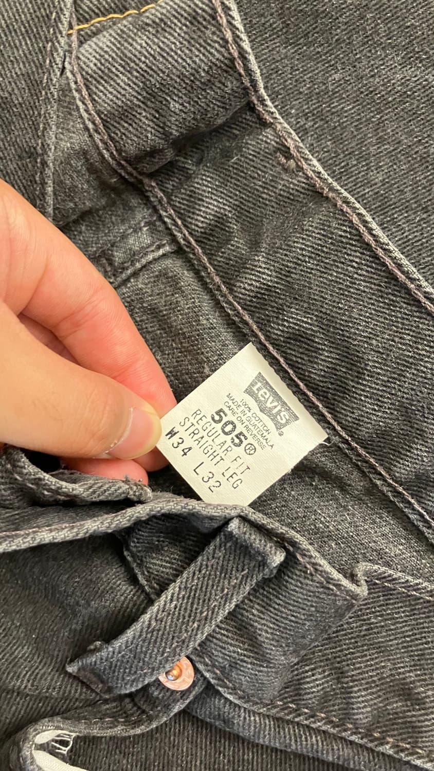 00s Levi’s black 505 상품이미지7
