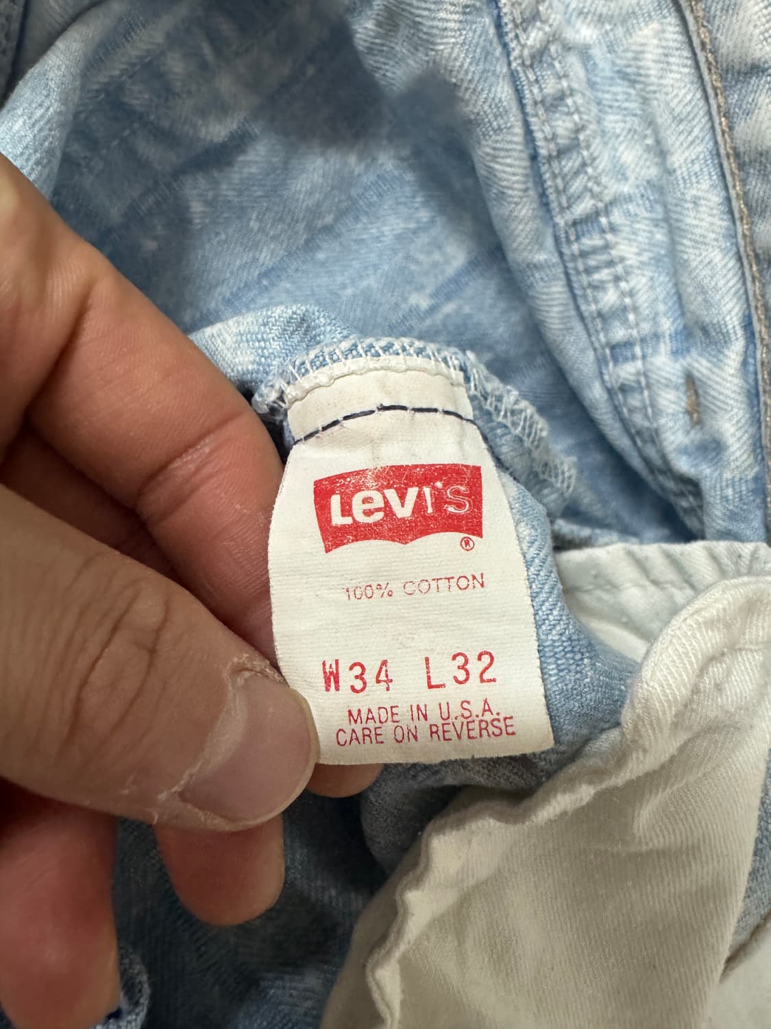 80s리바이스 550 애쉬드 워시 Made in USA 상품이미지7