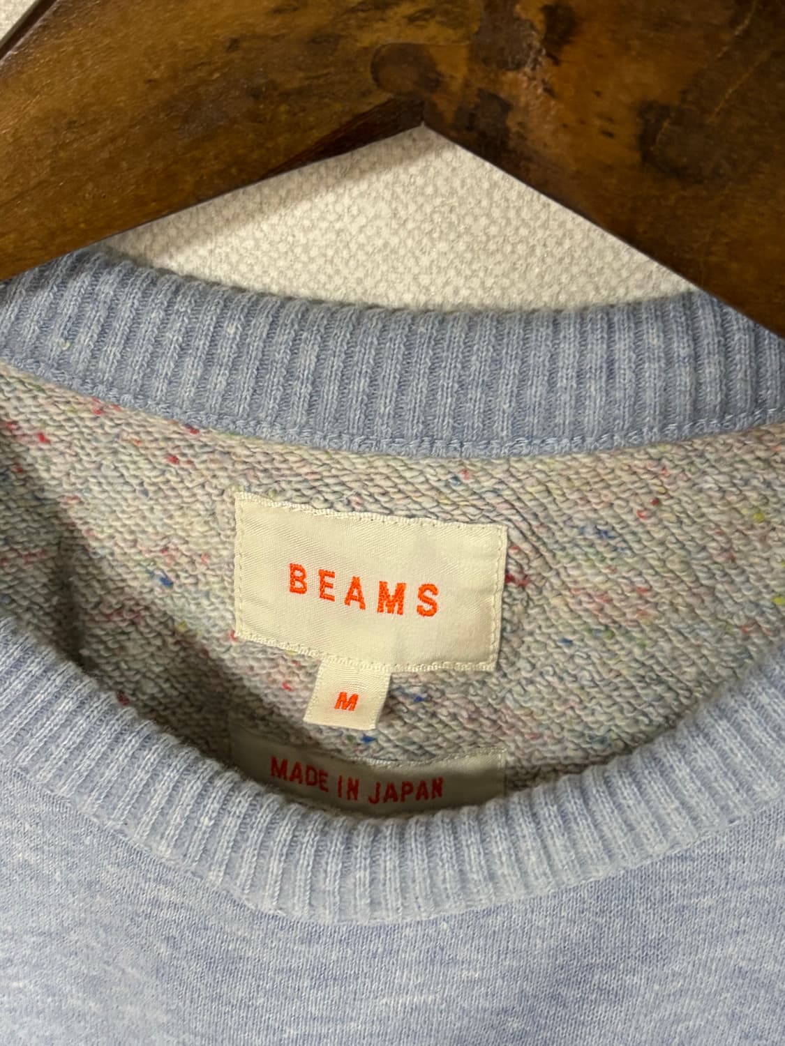 beams 빔즈 반팔 슬리브 스웨트셔츠 상품이미지2