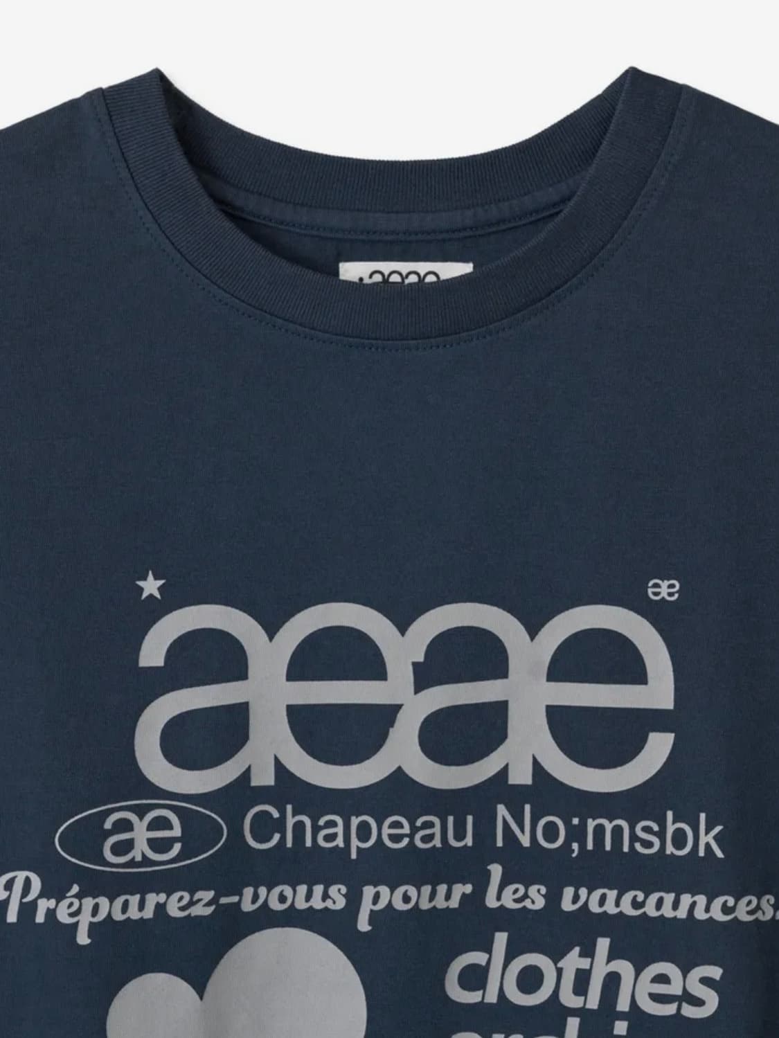 WEB LOGO T-SHIRTS [NAVY] 상품이미지3