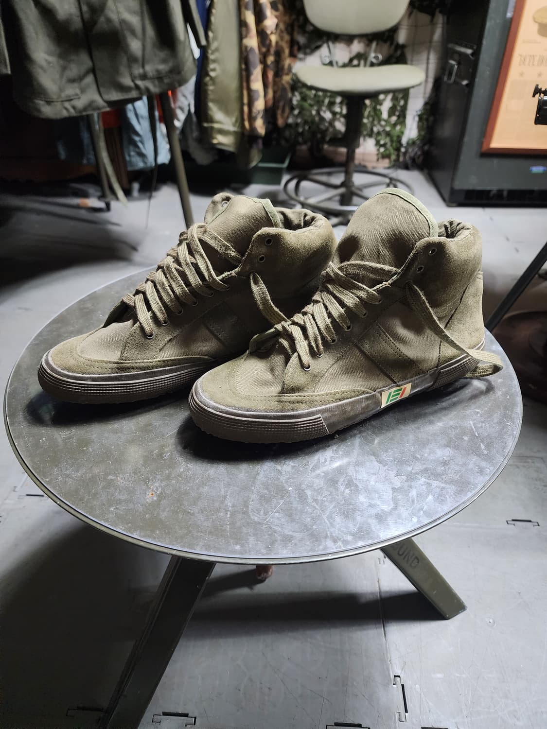 빈티지 이탈리아군 스니커즈 상품이미지2