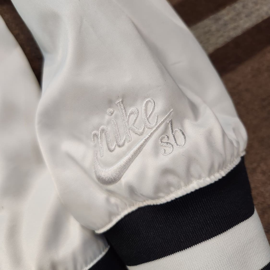 나이키 NBA 화이트 스타디움 자켓 XL 바시티 상품이미지2