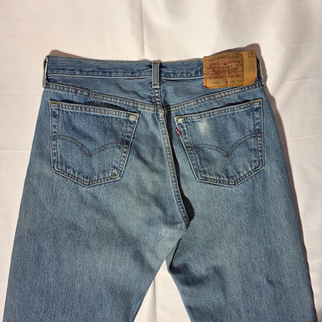 [W34L32]90s 리바이스 501 데님 팬츠 상품이미지8
