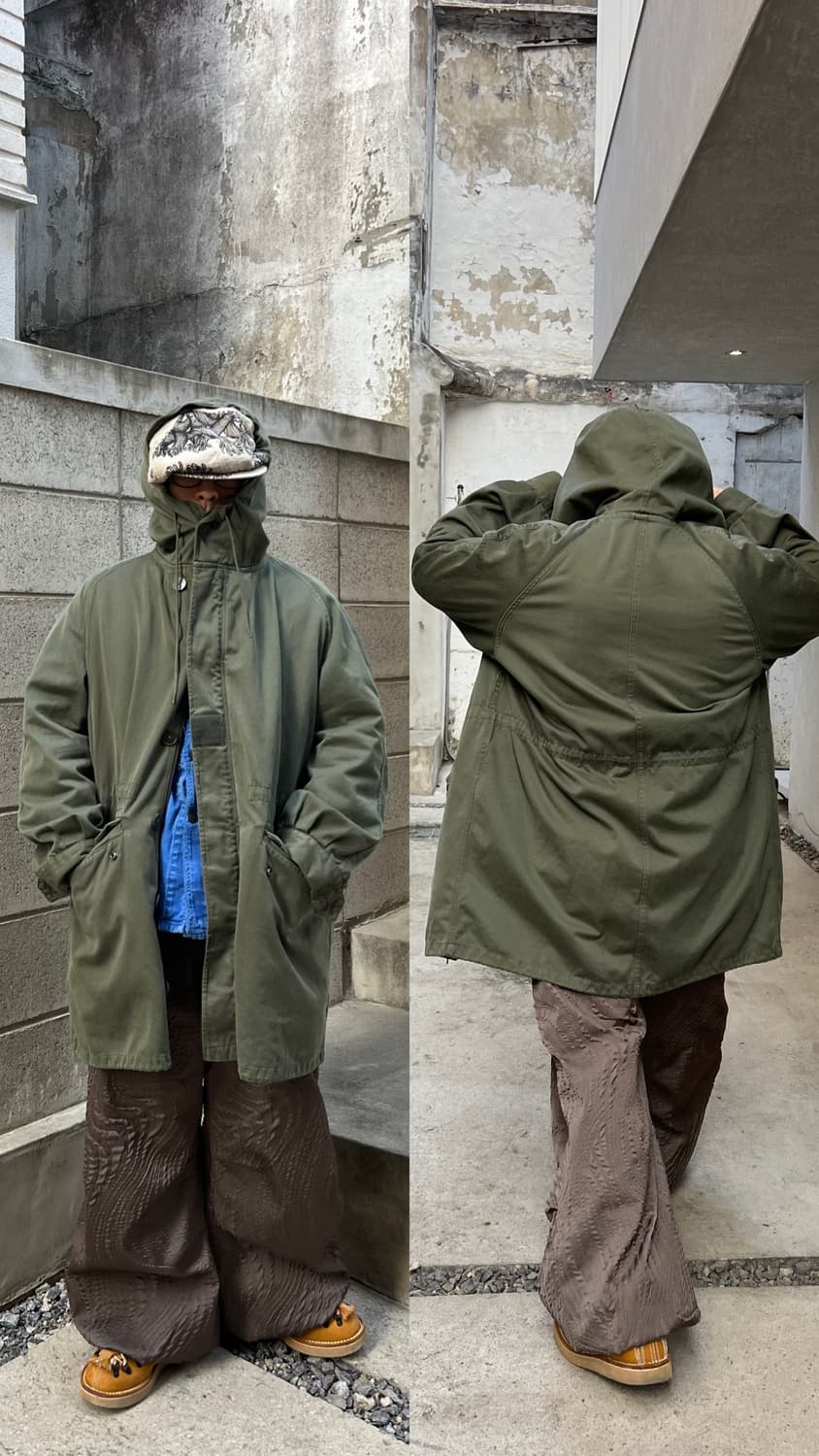 1960s ORIGINAL FRENCH ARMY M64 밀리터리 모즈파카 상품이미지3