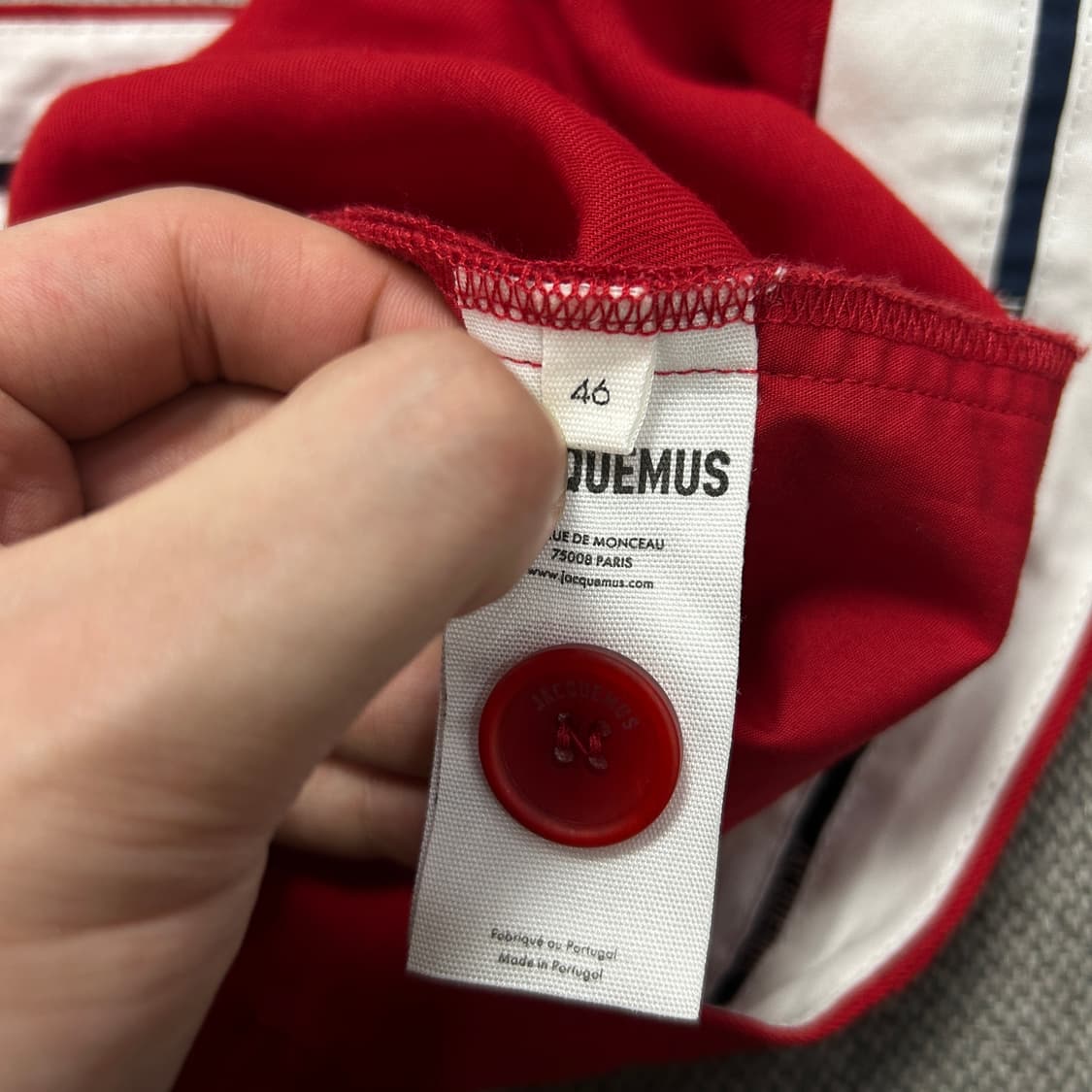 자크뮈스 실크 린넨 핀턱 팬츠(46) 상품이미지3