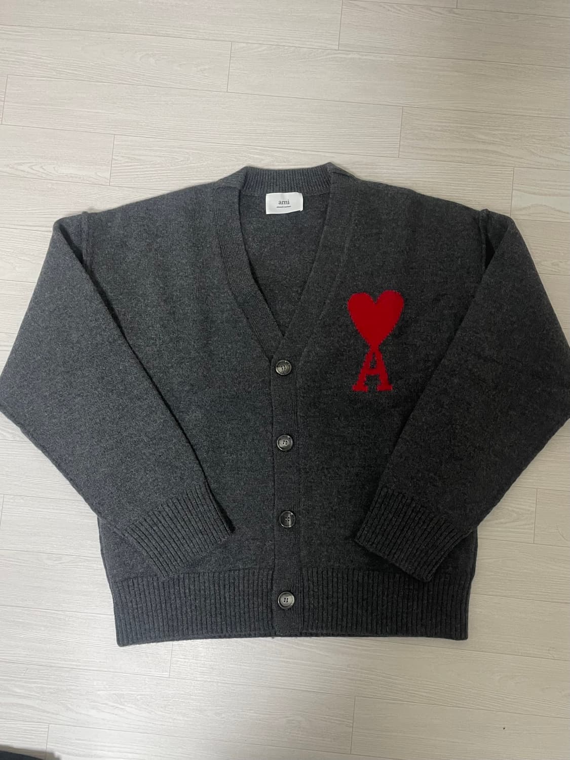 아미 빅로고 가디건 L 상품이미지1
