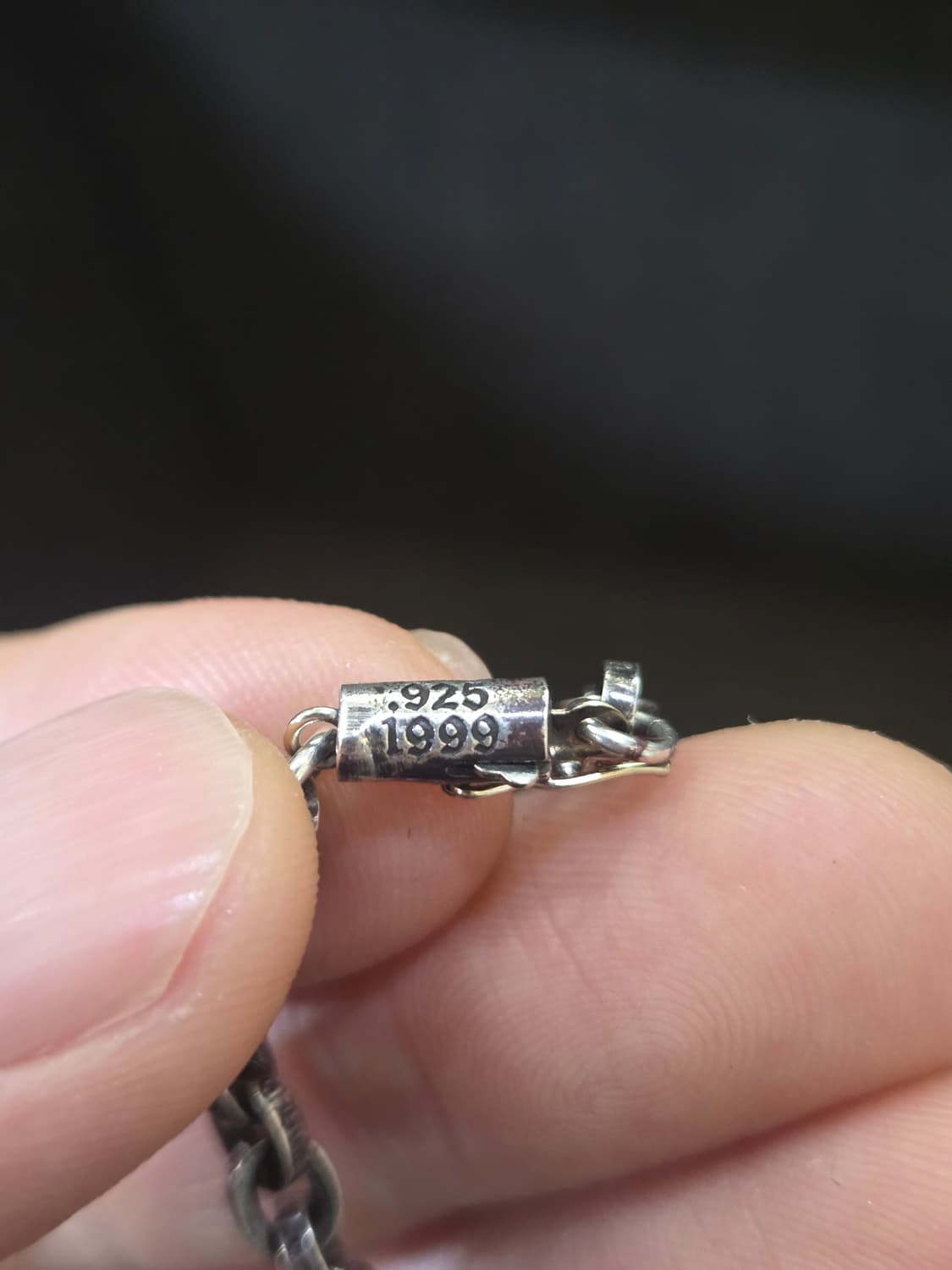 크롬하츠 페이퍼체인 팔찌 스몰 8인치 상품이미지4