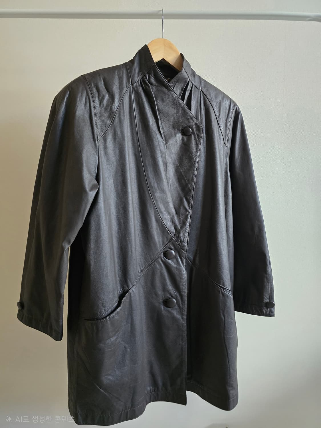 P.DORAL 80s 빈티지 레더 재킷 상품이미지3