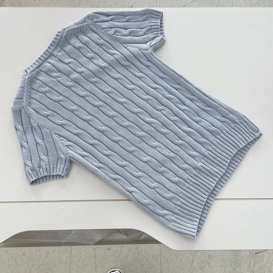 폴로 랄프로렌 케이블 반팔 니트 상품이미지3