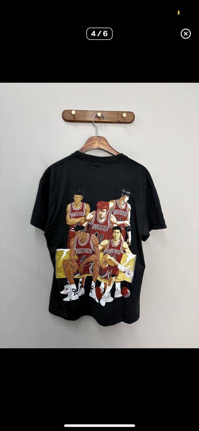 빈티지 슬램덩크 강백호 그래픽 반팔 H2529 상품이미지4