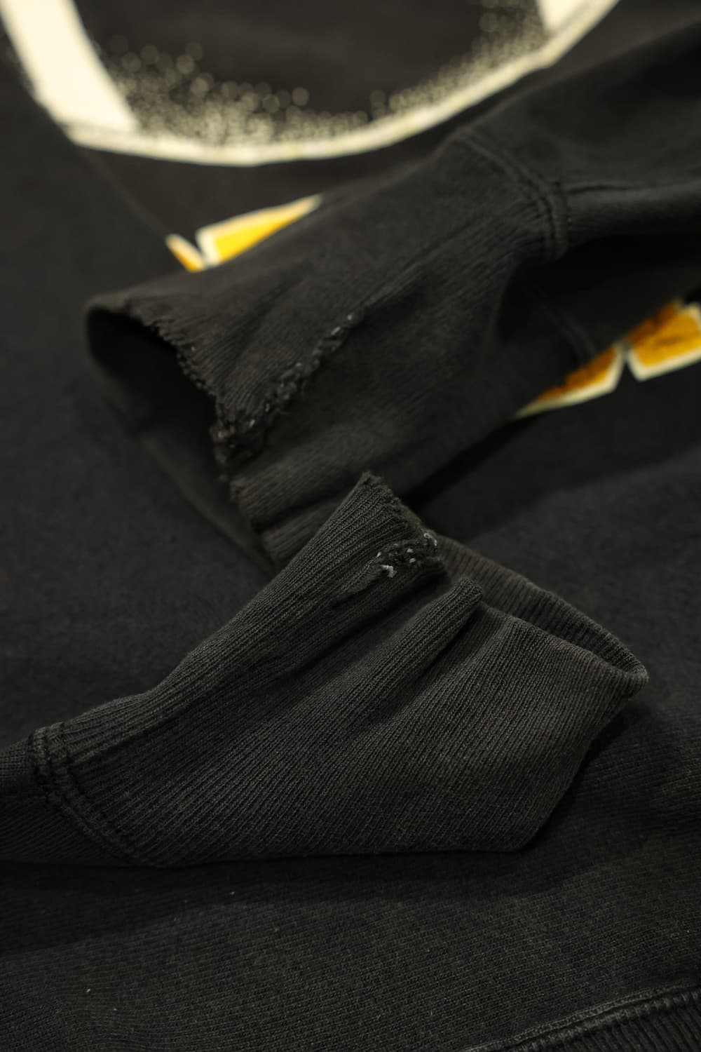 90s 빈티지 챔피온 리버스위브 스웻셔츠 블랙 판매 상품이미지7