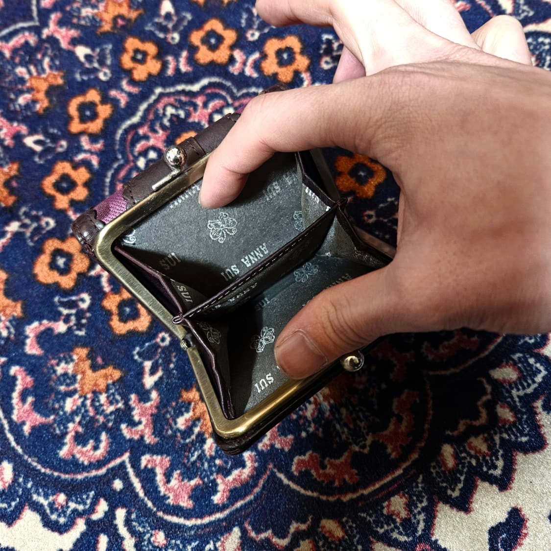 안나수이(ANNA SUI) 빈티지 코인 3단 지갑  상품이미지6