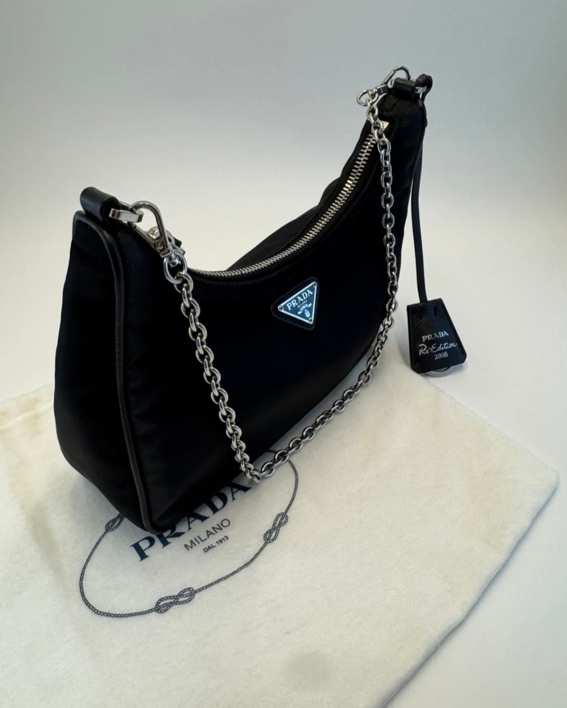 정품, 급처) 프라다 리에디션 2005 리나일론 호보백 상품이미지2