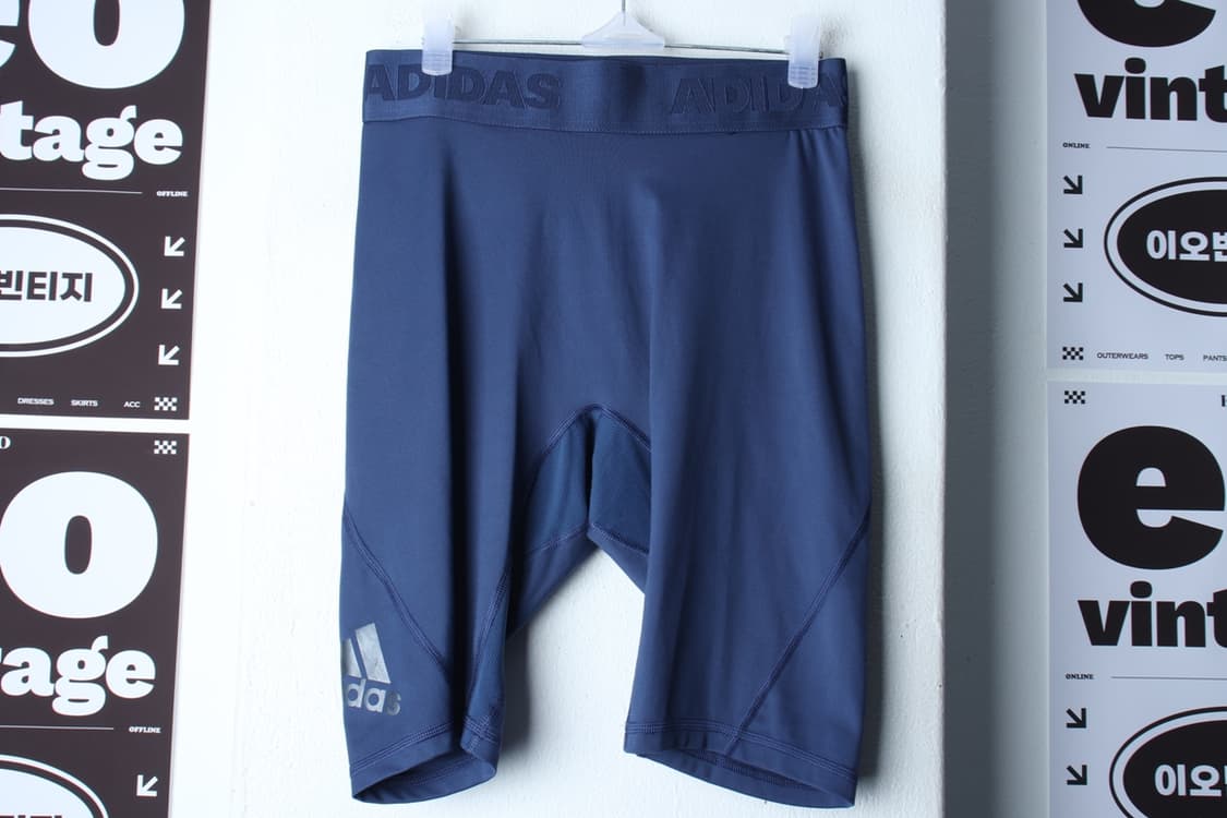 (XL) 아디다스 반바지 팬츠 레깅스 네이비 이너-P9929 상품이미지2