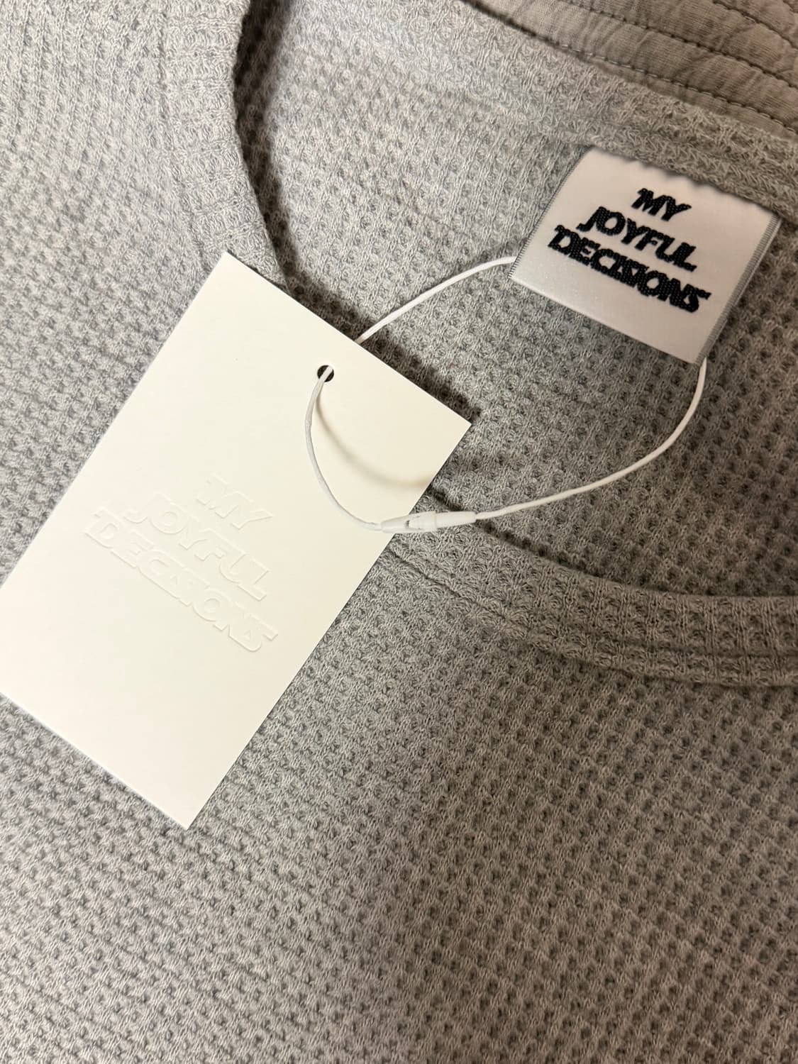 mjd 와플 핑거홀 롱슬리브 M 상품이미지3