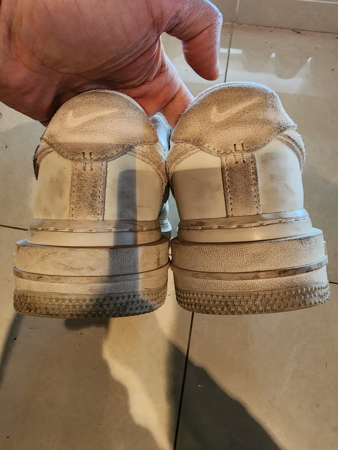 NIKE 나이키 에어포스 1 럭스 서밋 화이트 270mm 팜. 운동화 상품이미지6