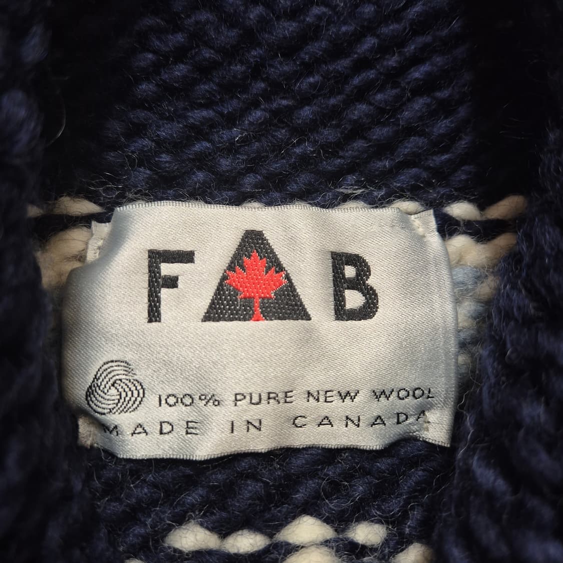 FAB 캐나다 사슴 패턴 리얼 코위찬 여성free 상품이미지7