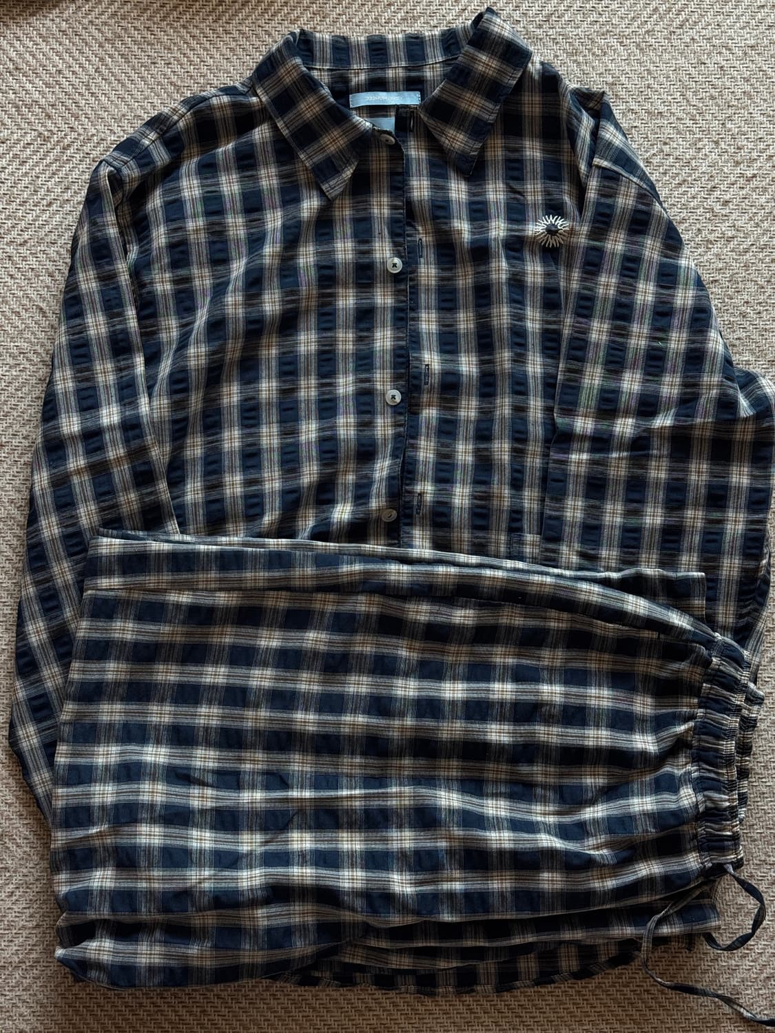 (L) 999휴머니티 파자마 블루 미시착 새상품 상품이미지1