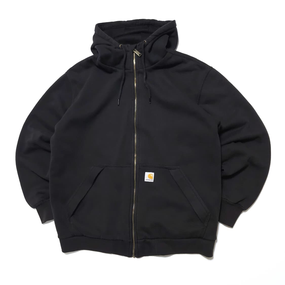 칼하트 레인디펜더 써멀 후드집업 자켓 블랙 상품이미지1
