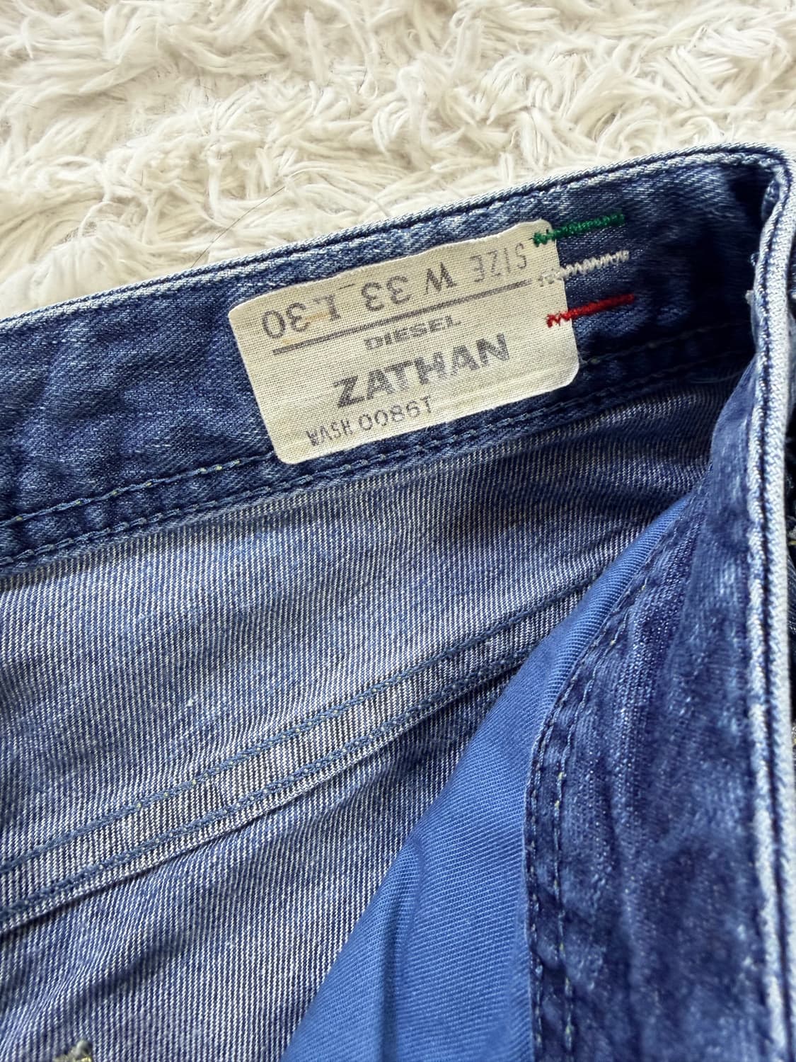 디젤/Diesel 자탄(Zathan) 워시 0086T 빈티지 부츠컷 데 상품이미지5