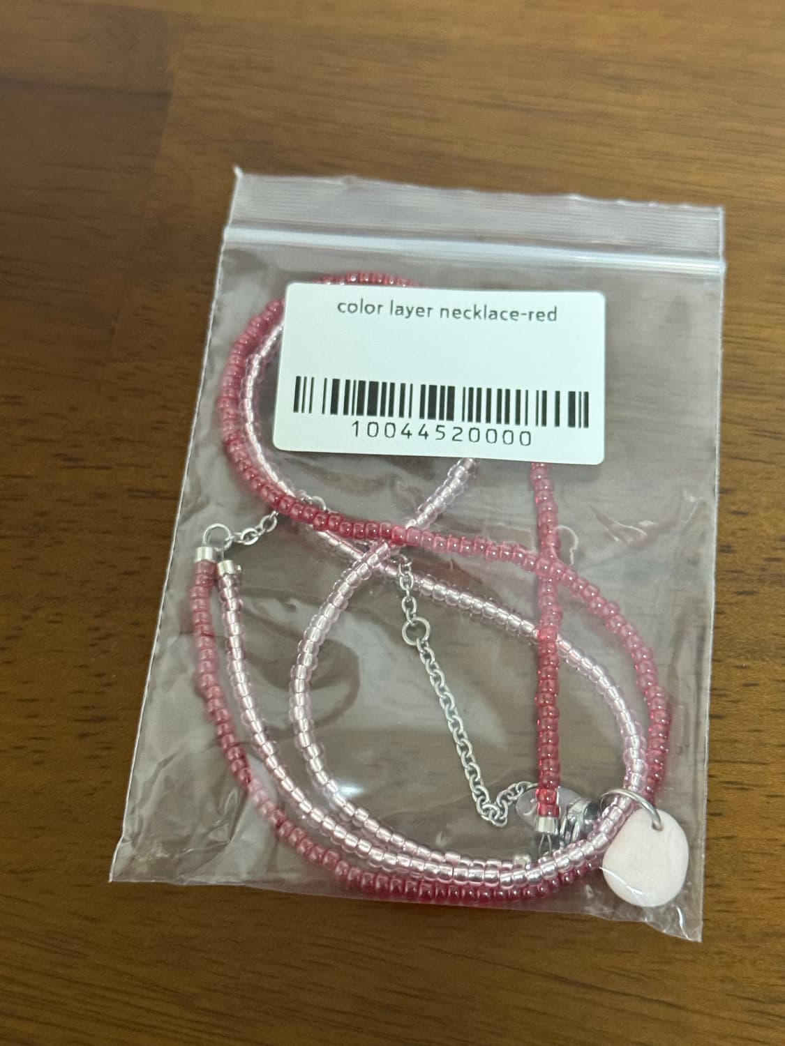 엔프프 nff color layer necklace-red 목걸이 상품이미지3