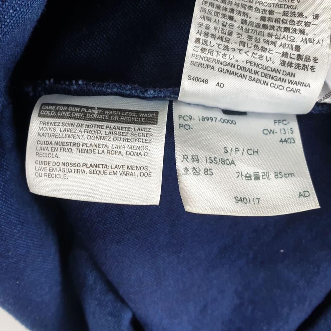 리바이스 네이비 여자 데님 원피스 S N4446 상품이미지8