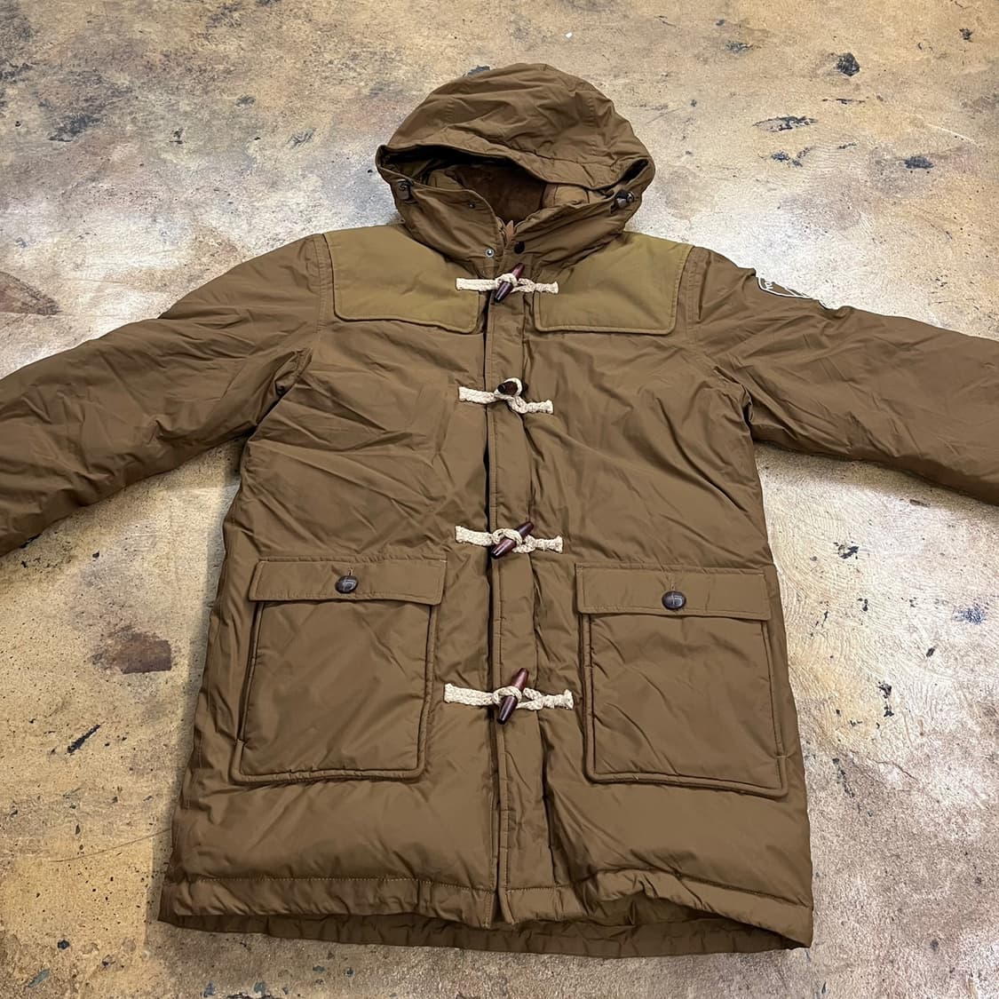 노스페이스 브라운 초코 떡볶이 더플 코트 st 패딩 105 상품이미지3