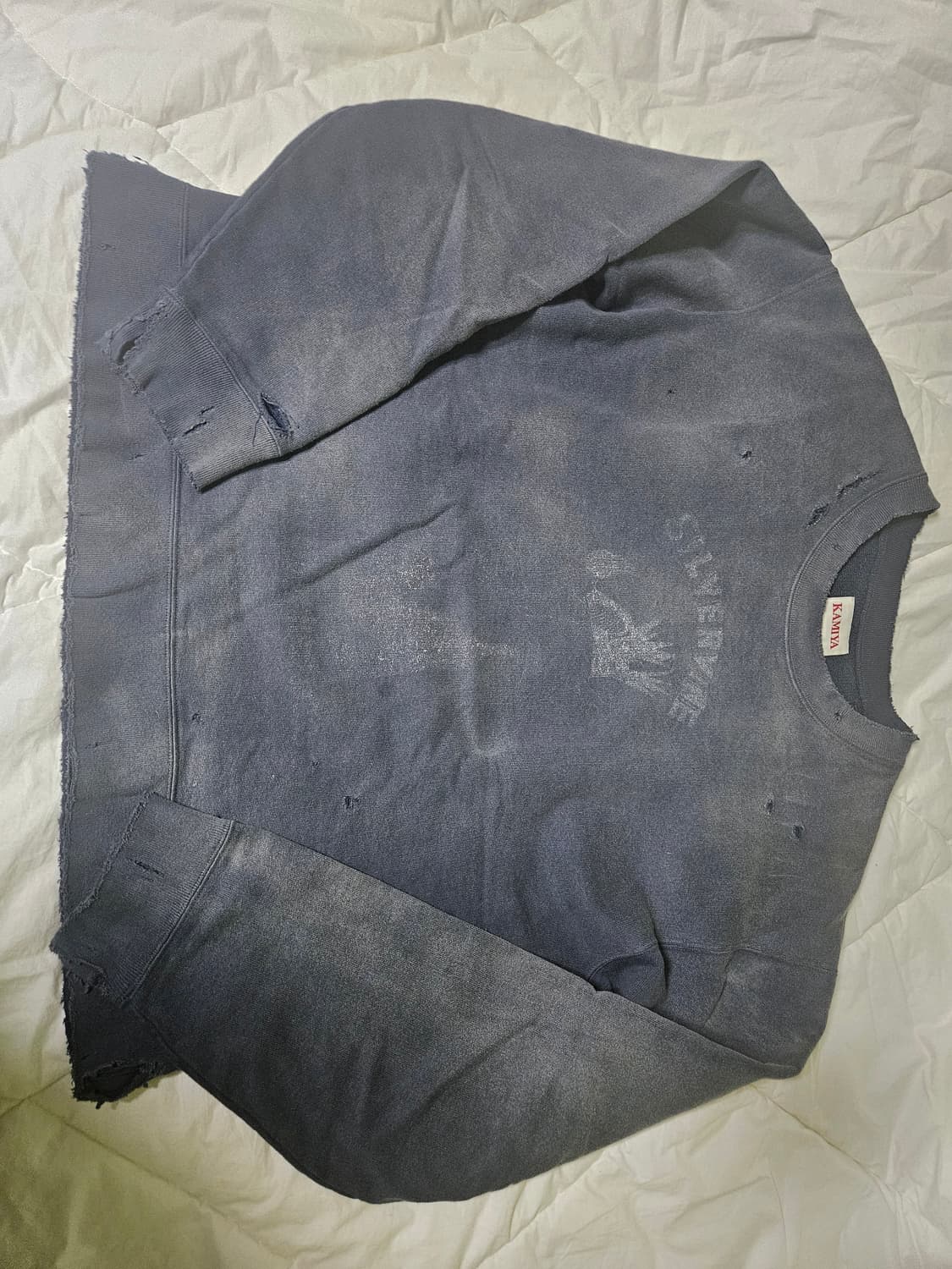 카미야 23aw 스웻셔츠 네이비 상품이미지1