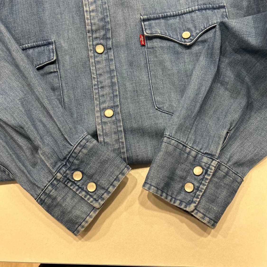 [XL] 리바이스 데님 웨스턴 셔츠 청남방 상품이미지6