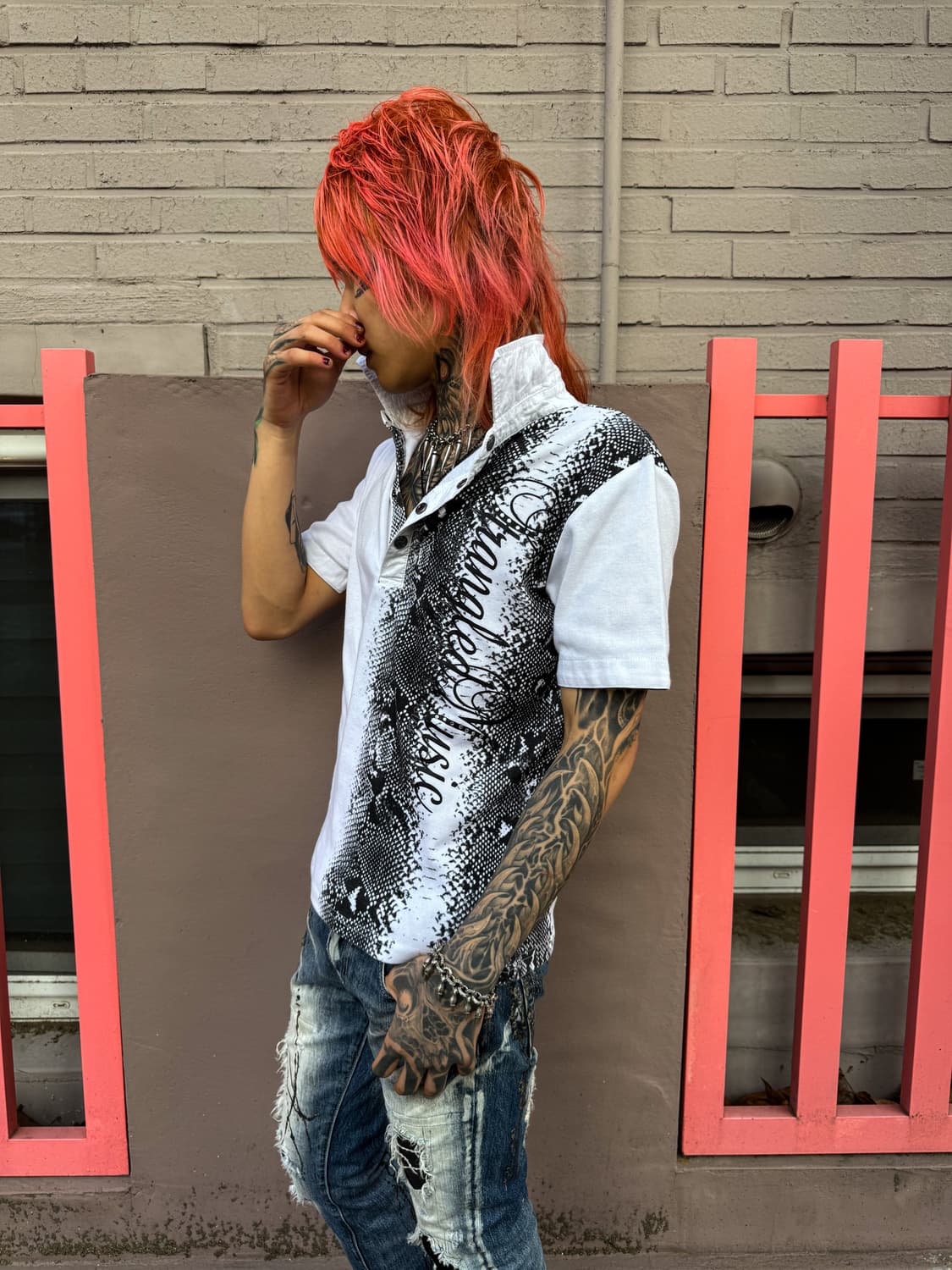 in the attic homme – Half Python Graphic 상품이미지2